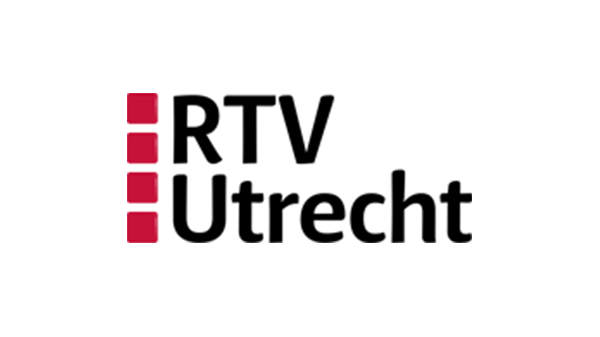 Logo regionale televisie- en radio-omroep RTV Utrecht op een transparante achtergrond - 600 * 337 pixels 